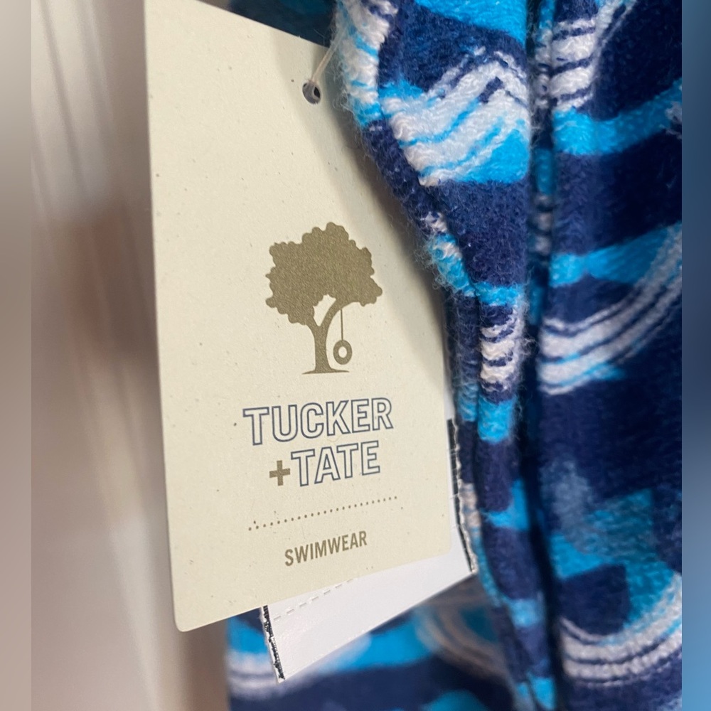 Tucker & Tate boys swim cover up hoodie - Picture 5 of 6